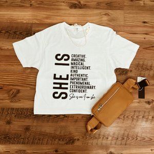 "She Is" Tee